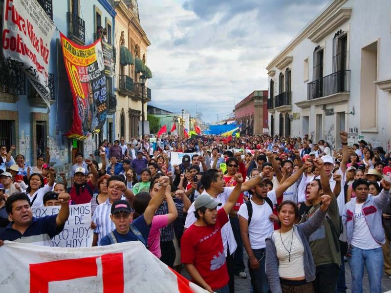 Proteste 2006 in Oaxaca - Bild Hinrich Schultze